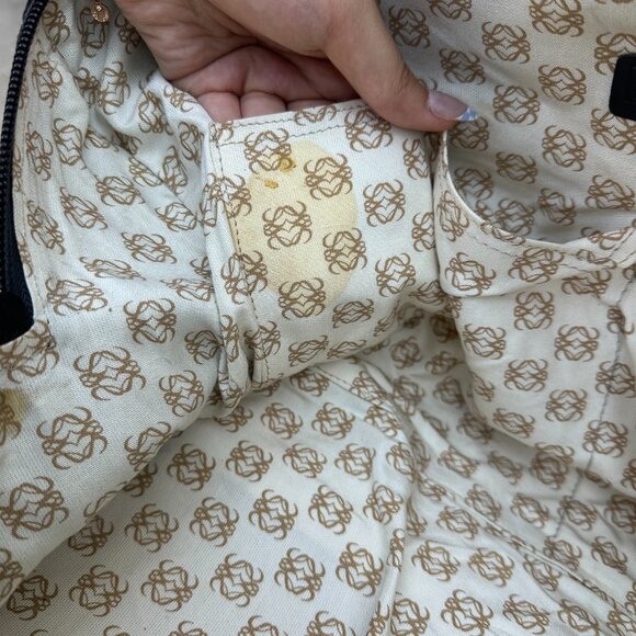 Louewe Black Large Leather Duffel Bag - Picture 10 of 15